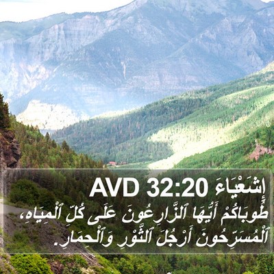إِشَعْيَاءَ 32:20 AVD Bible Verse Image
