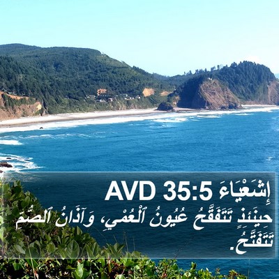 إِشَعْيَاءَ 35:5 AVD Bible Verse Image