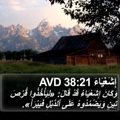 إِشَعْيَاءَ 38:21 AVD Bible Verse Image