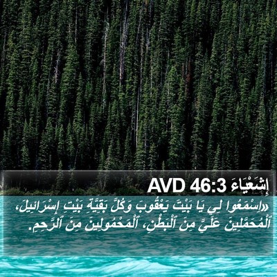 إِشَعْيَاءَ 46:3 AVD Bible Verse Image