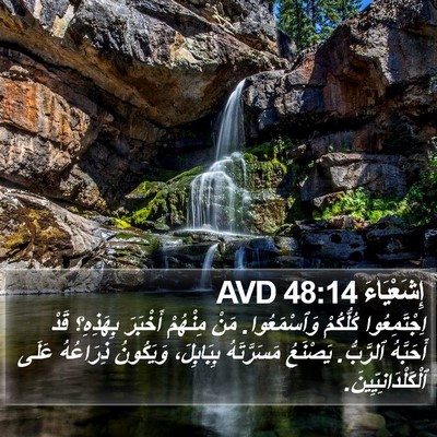إِشَعْيَاءَ 48:14 AVD Bible Verse Image
