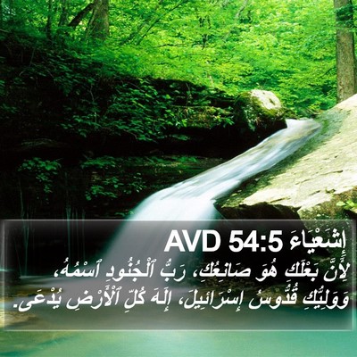 إِشَعْيَاءَ 54:5 AVD Bible Verse Image