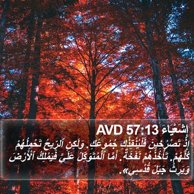 إِشَعْيَاءَ 57:13 AVD Bible Verse Image