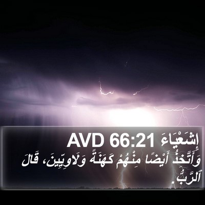 إِشَعْيَاءَ 66:21 AVD Bible Verse Image