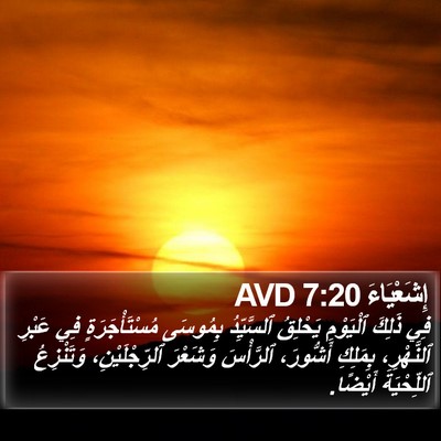 إِشَعْيَاءَ 7:20 AVD Bible Verse Image