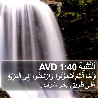 اَلتَّثْنِيَة 1:40 AVD Bible Verse Image