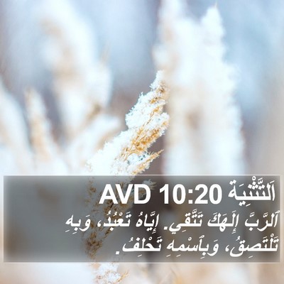 اَلتَّثْنِيَة 10:20 AVD Bible Verse Image