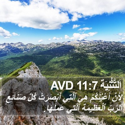 اَلتَّثْنِيَة 11:7 AVD Bible Verse Image