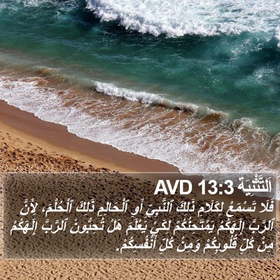 اَلتَّثْنِيَة 13:3 AVD Bible Verse Image
