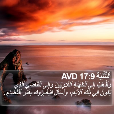 اَلتَّثْنِيَة 17:9 AVD Bible Verse Image