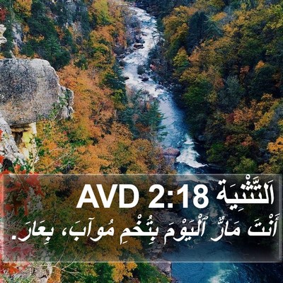 اَلتَّثْنِيَة 2:18 AVD Bible Verse Image