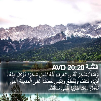 اَلتَّثْنِيَة 20:20 AVD Bible Verse Image