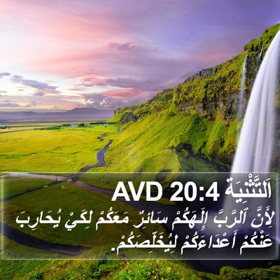 اَلتَّثْنِيَة 20:4 AVD Bible Verse Image