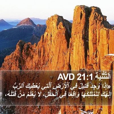 اَلتَّثْنِيَة 21:1 AVD Bible Verse Image