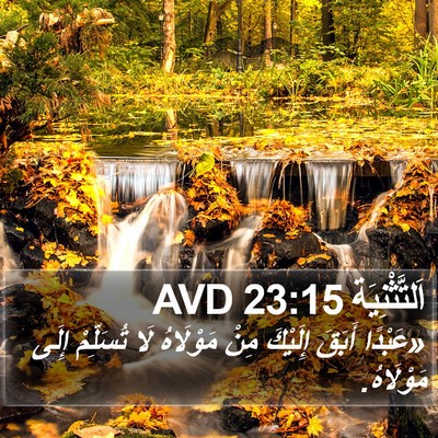 اَلتَّثْنِيَة 23:15 AVD Bible Verse Image