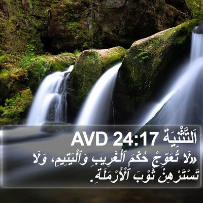 اَلتَّثْنِيَة 24:17 AVD Bible Verse Image