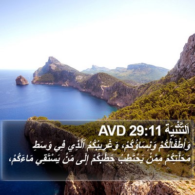 اَلتَّثْنِيَة 29:11 AVD Bible Verse Image