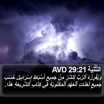 اَلتَّثْنِيَة 29:21 AVD Bible Verse Image