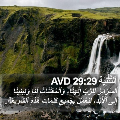 اَلتَّثْنِيَة 29:29 AVD Bible Verse Image