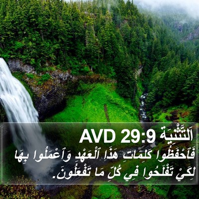 اَلتَّثْنِيَة 29:9 AVD Bible Verse Image