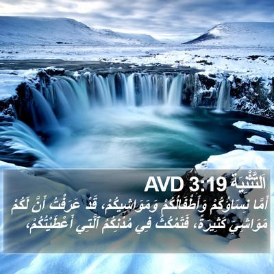 اَلتَّثْنِيَة 3:19 AVD Bible Verse Image