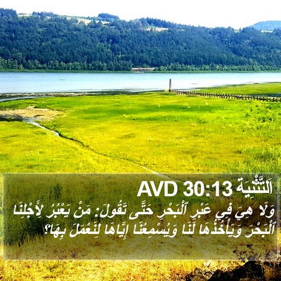 اَلتَّثْنِيَة 30:13 AVD Bible Verse Image