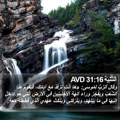 اَلتَّثْنِيَة 31:16 AVD Bible Verse Image