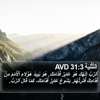 اَلتَّثْنِيَة 31:3 AVD Bible Verse Image