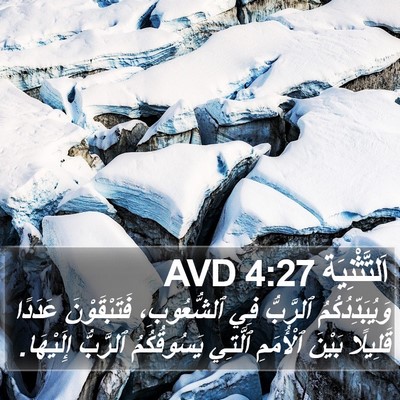 اَلتَّثْنِيَة 4:27 AVD Bible Verse Image