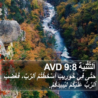اَلتَّثْنِيَة 9:8 AVD Bible Verse Image