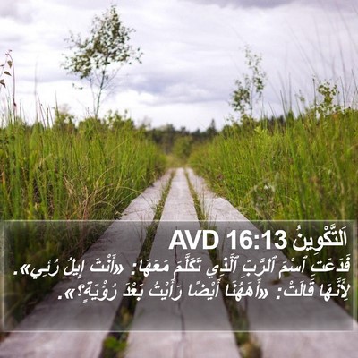 اَلتَّكْوِينُ 16:13 AVD Bible Verse Image