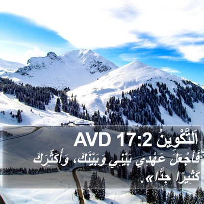 اَلتَّكْوِينُ 17:2 AVD Bible Verse Image