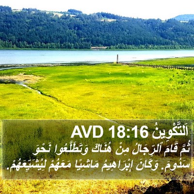 اَلتَّكْوِينُ 18:16 AVD Bible Verse Image