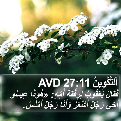 اَلتَّكْوِينُ 27:11 AVD Bible Verse Image