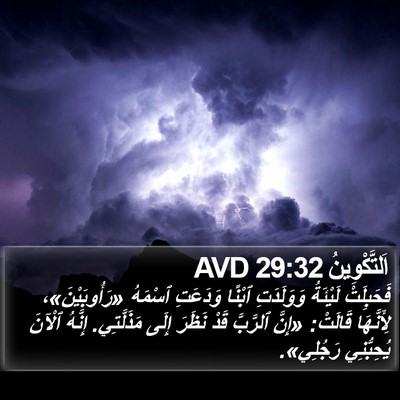 اَلتَّكْوِينُ 29:32 AVD Bible Verse Image