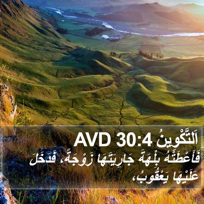 اَلتَّكْوِينُ 30:4 AVD Bible Verse Image
