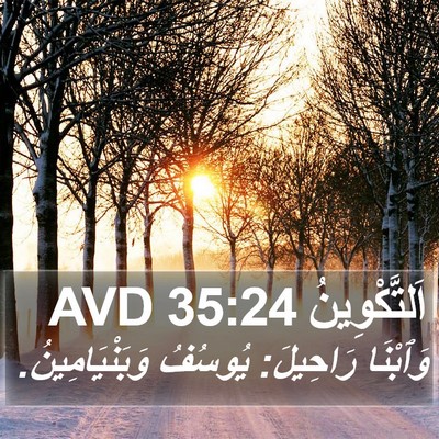 اَلتَّكْوِينُ 35:24 AVD Bible Verse Image