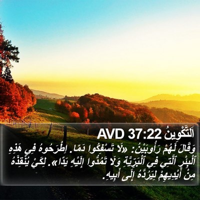 اَلتَّكْوِينُ 37:22 AVD Bible Verse Image