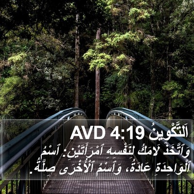 اَلتَّكْوِينُ 4:19 AVD Bible Verse Image