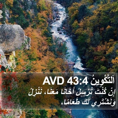 اَلتَّكْوِينُ 43:4 AVD Bible Verse Image