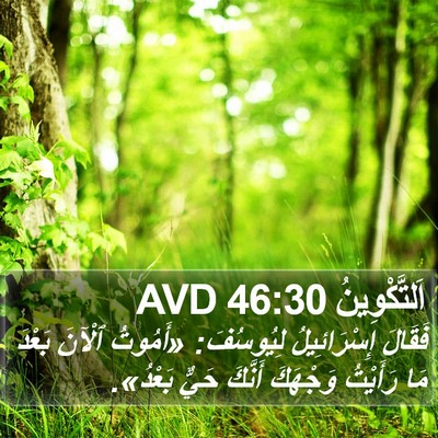 اَلتَّكْوِينُ 46:30 AVD Bible Verse Image