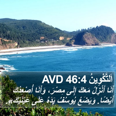 اَلتَّكْوِينُ 46:4 AVD Bible Verse Image