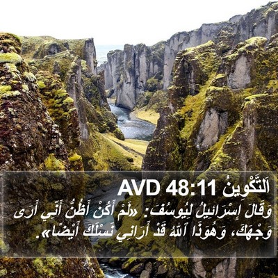 اَلتَّكْوِينُ 48:11 AVD Bible Verse Image