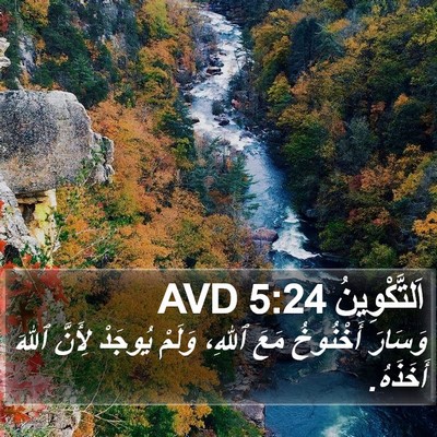 اَلتَّكْوِينُ 5:24 AVD Bible Verse Image