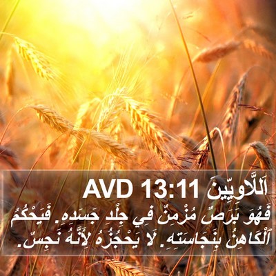 اَللَّاوِيِّينَ 13:11 AVD Bible Verse Image