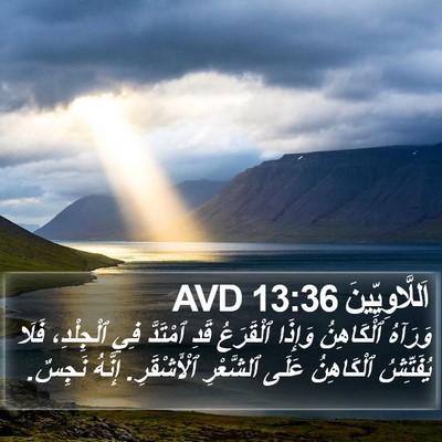 اَللَّاوِيِّينَ 13:36 AVD Bible Verse Image