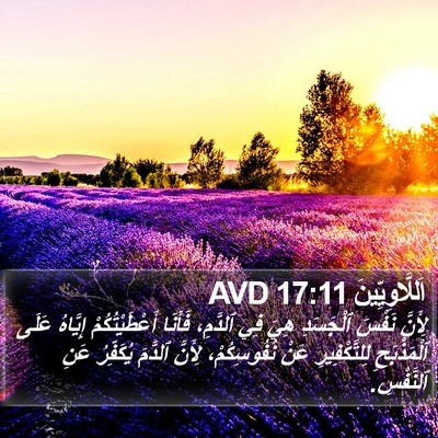 اَللَّاوِيِّينَ 17:11 AVD Bible Verse Image