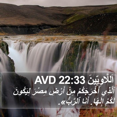 اَللَّاوِيِّينَ 22:33 AVD Bible Verse Image