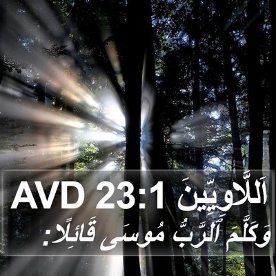 اَللَّاوِيِّينَ 23:1 AVD Bible Verse Image