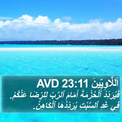 اَللَّاوِيِّينَ 23:11 AVD Bible Verse Image